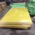 Lastra/cartone/foglio in resina epossidica gialla